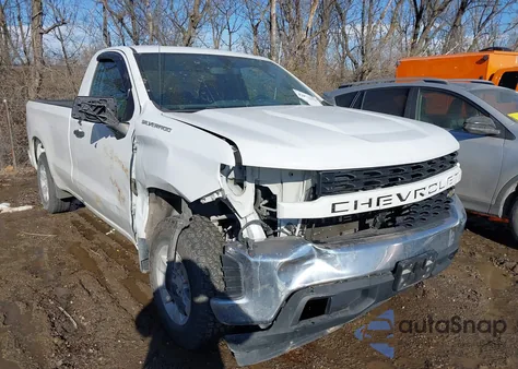 2021 Chevrolet Silverado 1500 2Wd Long Bed Wt z USA, uszkodzony, nr VIN 3GCNWAEF7MG471927